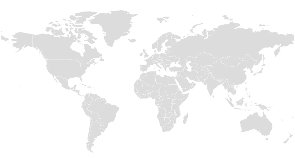 Map showing Mariner destinations